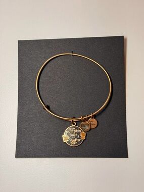 Alex & Ani Harry Potter Gold Tone 'From Pumpkin Juice to Butterbeer' Bracelet